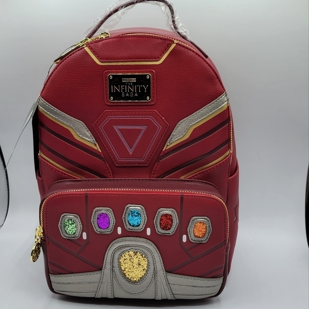 Loungefly Iron Man Infinity Saga Iron Gauntlet Marvel Backpack - Picture 7 of 7